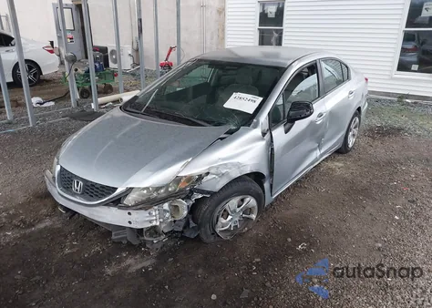 2013 Honda Civic Lx z USA, uszkodzony, nr VIN 2HGFB2F57DH524932